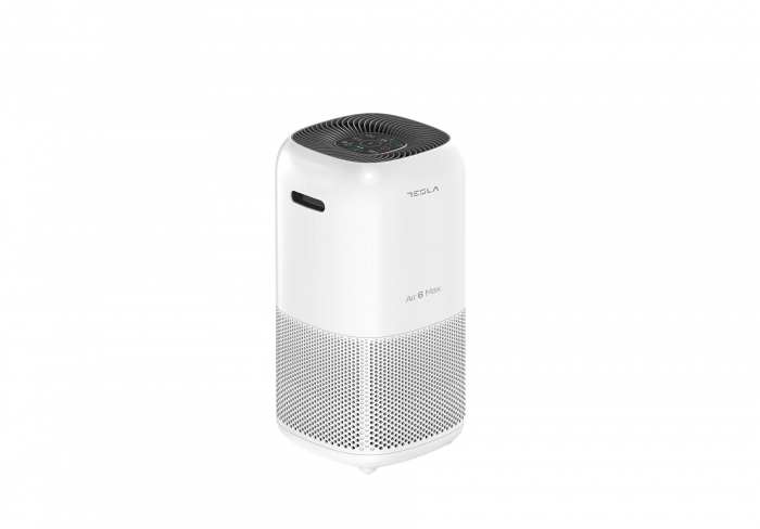 Purificator Tesla Air6 MAX, CADR 400 m3/h, Wi-Fi, Senzor calitate aer, Sleep Mode, Timer, Filtru HEPA+Carbon Activ+Catalyst, Lumina UV-C, Alb [2]
