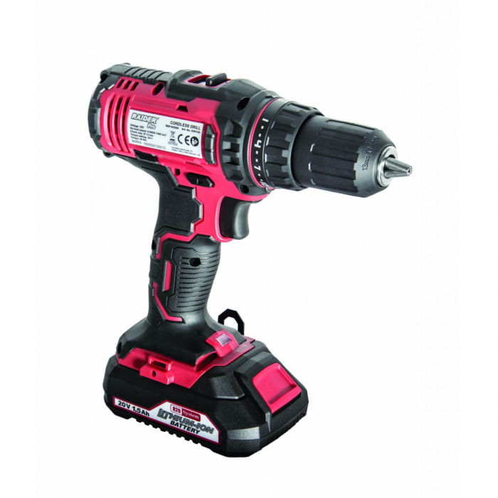 R20 Masina de gaurit / insurubat 20V 1 X 1.5Ah 13mm 44Nm RDP-SCD20 Set Raider Pro [2]