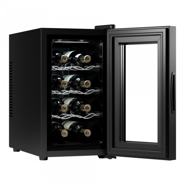 Racitor vinuri Samus SRV25CR8, 21 litri, clasa E, racire termoelectrica, iluminare interioara LED, control tactil cu afisaj electronic, 47.5 x 26.5 x 51 cm [3]