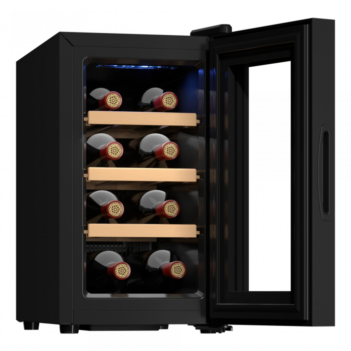 Racitor vinuri Samus SRV25LM8, 21 litri,  clasa E, racire termoelectrica, iluminare interioara LED, control tactil cu afisaj electronic, 47.5 x 26.5 x 51 cm [2]