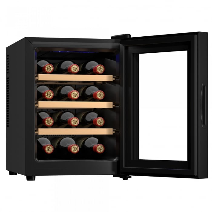 Racitor vinuri Samus SRV36LM12, 33 litri, clasa F, racire termoelectrica, iluminare interioara LED, control tactil cu afisaj electronic, 48 x 34.5 x 51 cm [2]