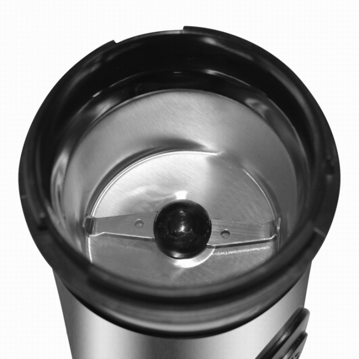 Rasnita cafea Samus Coffino, design ergonomic, modern, elegant, lama si carcasa din inox, sistem de blocare pe durata functionarii, Inox [3]