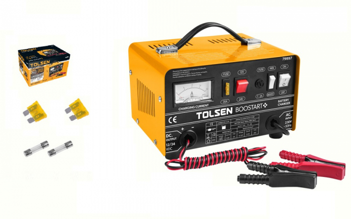 Redresor auto, incarcare rapida, 12-24 V, TOLSEN ROMANIA [2]