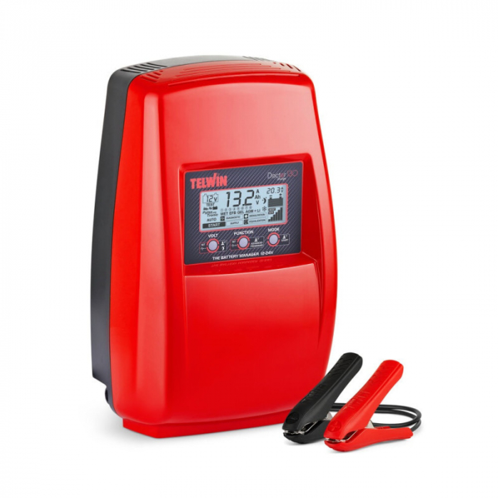 Redresor auto TELWIN DOCTOR CHARGE 130, asigura 5 functii, 12/24V, 10-1550 Ah [1]