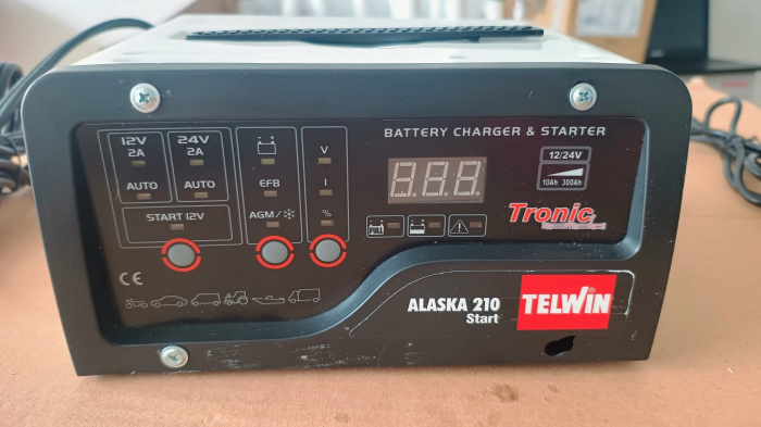 RESIGILAT- Redresor / robot pornire auto 12V, TELWIN ALASKA 210 150 START, curent incarcare 150A [4]