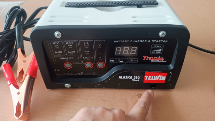 RESIGILAT- Redresor / robot pornire auto 12V, TELWIN ALASKA 210 150 START, curent incarcare 150A [3]
