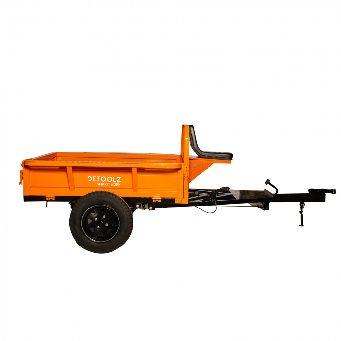Remorca Motocultor 600 kg Extensie Laterala 180 mm, Detoolz, DZ-M148 [2]