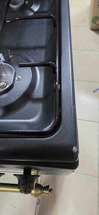 Resigilat - Aragaz Rustic Samus SR550EL3B1 – 3 Arzătoare pe Gaz + 1 Electric, + Diuze GPL, Cuptor Electric 48L, Clasa Energetică A, Negru [3]