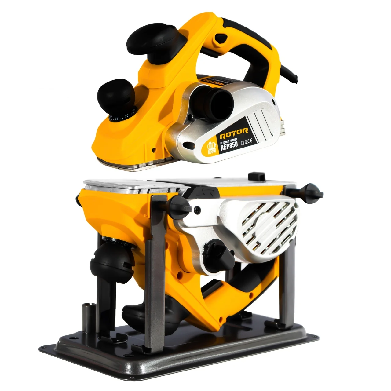 Rindea electrică ROTOR REP850, 850 W, 16.000 rot/min, lățime rindeluire 82 mm [3]