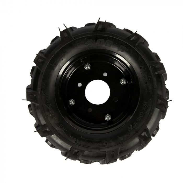 Roata motocultor 400-8, neagra, Micul Fermier GF-0108-S001-G02 [2]