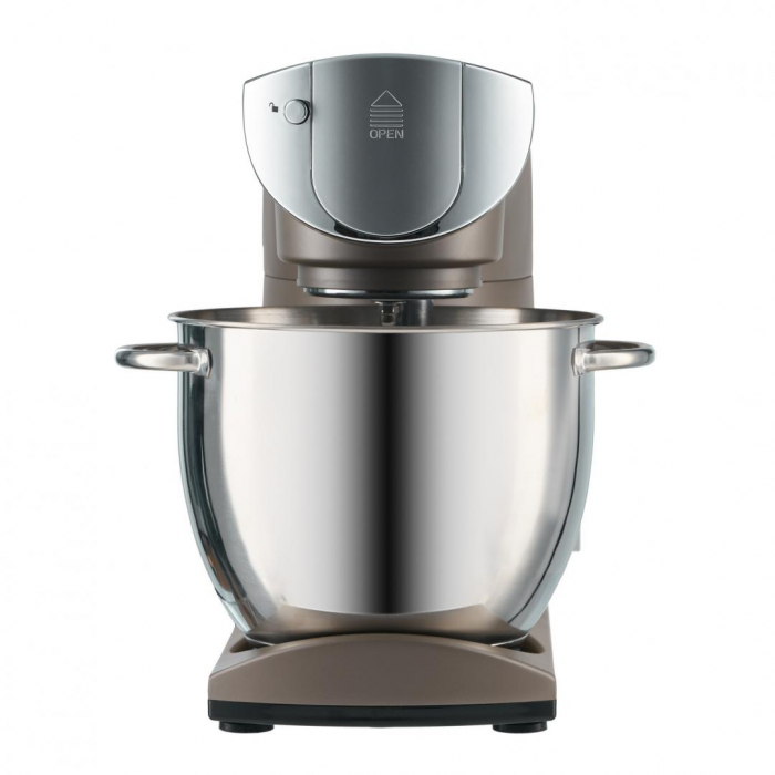 Robot de bucatarie Heinner Calypso 1500 HPM-L1500DC, 1500W, bol inox 5.5L, 6 viteze + Pulse, angrenaje metalice, tel din inox, paleta si carlig din aluminiu turnat, accesoriu masina de tocat inclus, A [6]