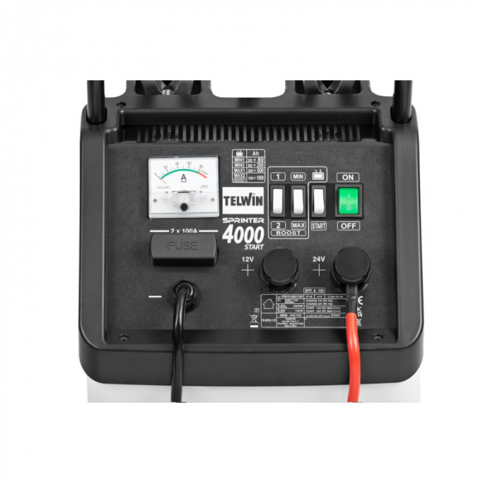 Robot Pornire & Redresor Auto TELWIN SPRINTER 4000 START – 12/24V, 400A, Incarcare si Boost [5]