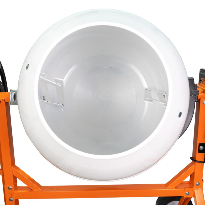 Betonieră Electrică RURIS BETALUX 2000X  950 W, Cuva 200 L – Puternică, rezistentă IP44, cu pedală de picior și roți 10”, ideală pentru lucrări rapide și eficiente pe șantier [6]