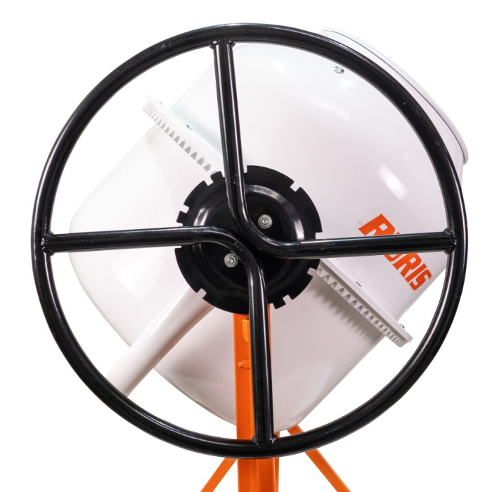 Betonieră Electrică RURIS BETALUX 2000X  950 W, Cuva 200 L – Puternică, rezistentă IP44, cu pedală de picior și roți 10”, ideală pentru lucrări rapide și eficiente pe șantier [4]