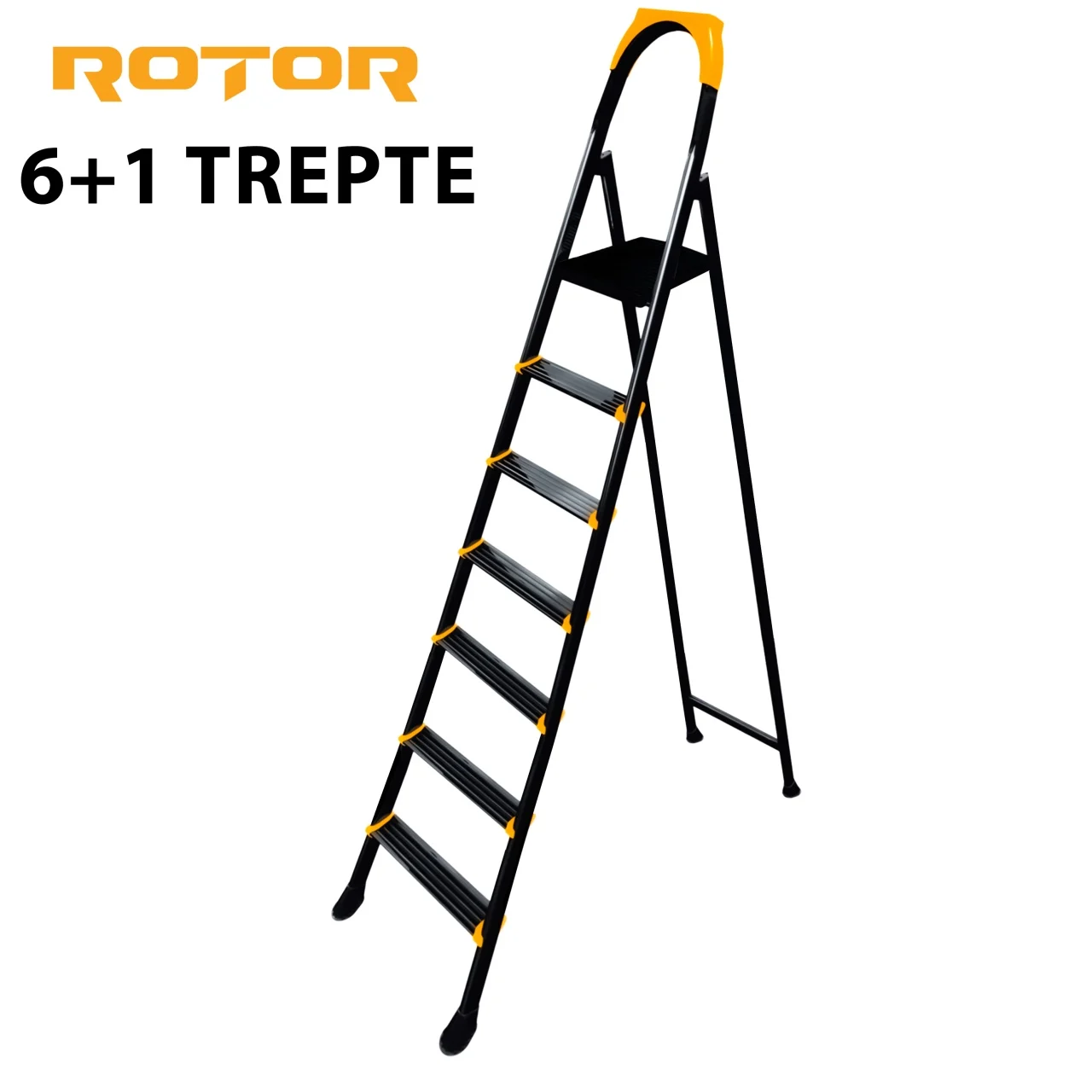 Scara metalica pliabila 6+1 trepte, 2 m, ROTOR [1]