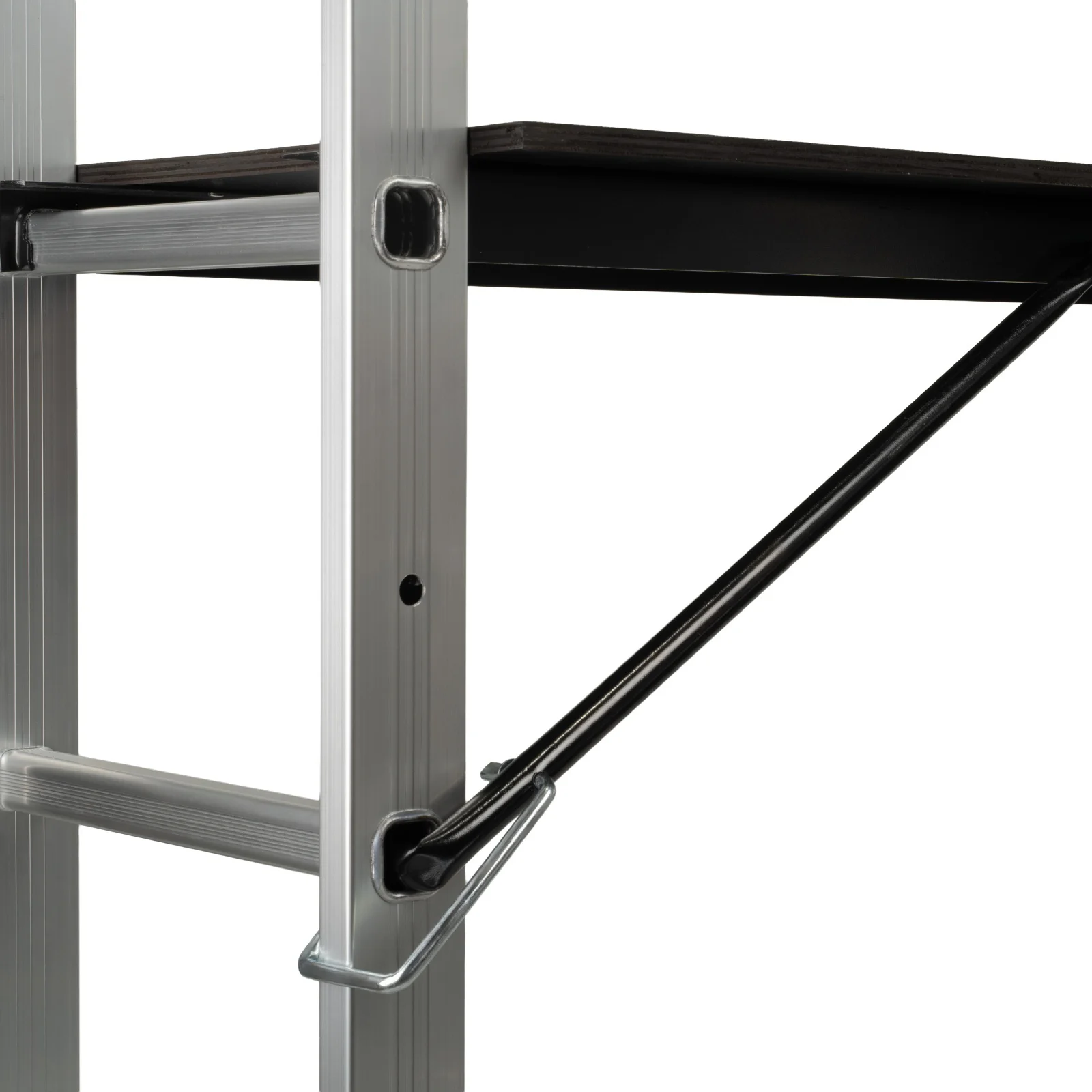 Scara schela cu platforma aluminiu 2X6 trepte 3 IN 1 [9]