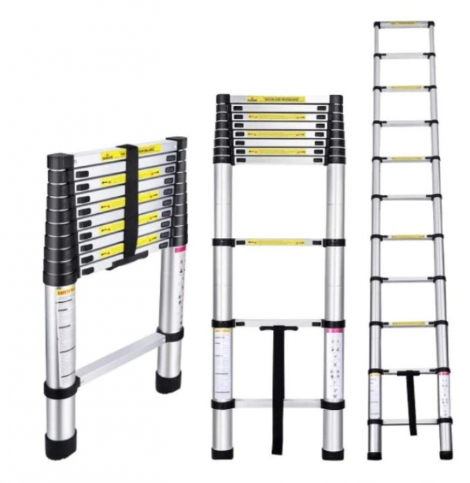 Scara telescopica aluminiu Rotor KME1032, 11 trepte, 3.2 m lungime, 1 tronson, extensibila [1]