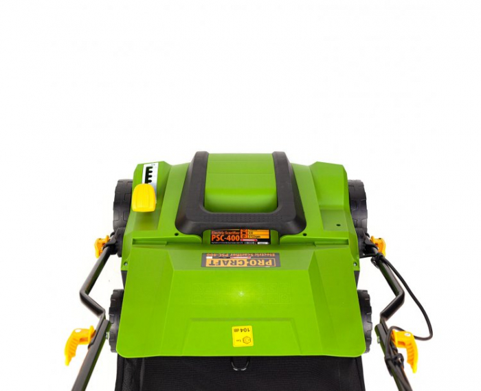 Scarificator Electrica Procraft PSC400, Grebla Electrica, 1800 W, 3722 rot / min, 55 L [12]