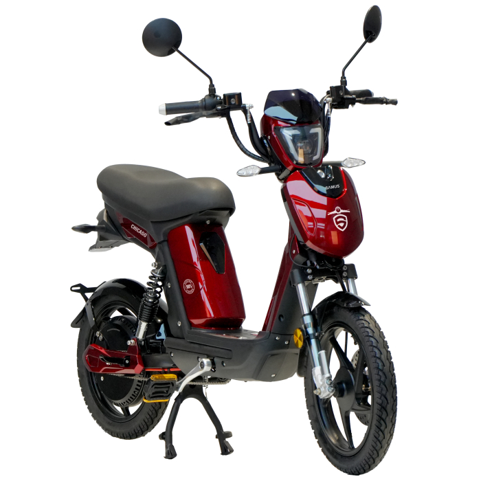 Scuter electric cu pedale Samus Chicago-18T800-48V26-Red [7]