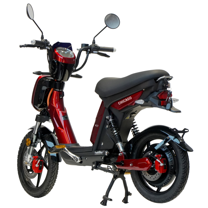 Scuter electric cu pedale Samus Chicago-18T800-48V26-Red [3]