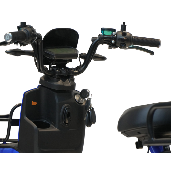 Scuter electric Samus Detroit-12T1200-60V26-Blue [8]