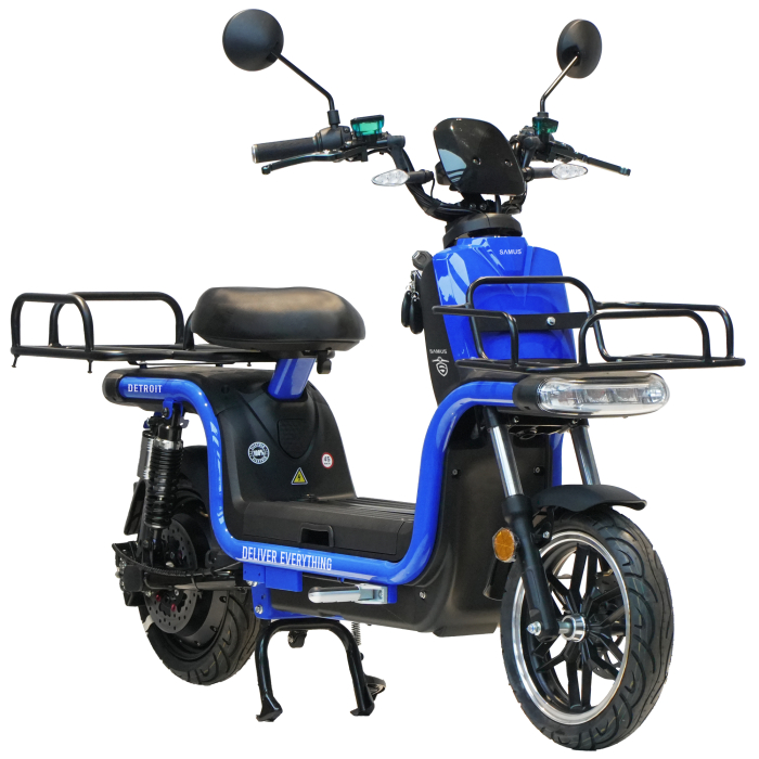 Scuter electric Samus Detroit-12T1200-60V26-Blue [4]