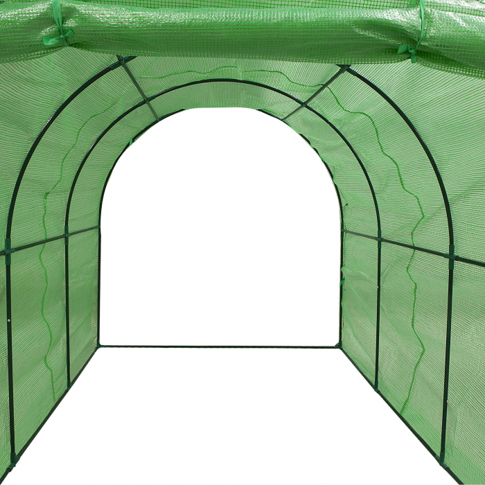 Solar profesional de gradina, 10 x 3 x 2 m, polietilena 140g/mp UV4, GF-2047 [2]