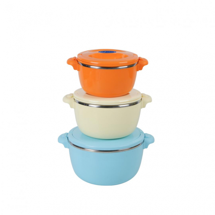 SET 3 CASEROLE TERMICE 2+4+6L,BELLY BLUE, ART OF DINING BY [1]