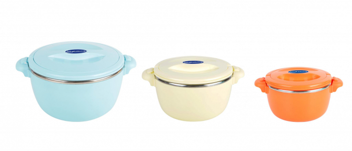 SET 3 CASEROLE TERMICE 2+4+6L,BELLY BLUE, ART OF DINING BY [9]