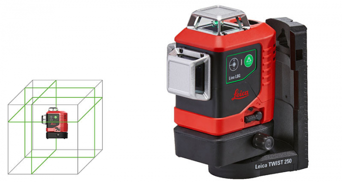 SET Basic Nivela Laser Verde multilinie 360Â°, Lino L6G - Leica-918977 [3]