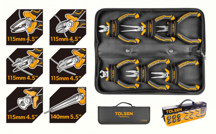 Set de 6 mini clesti, Tolsen [3]