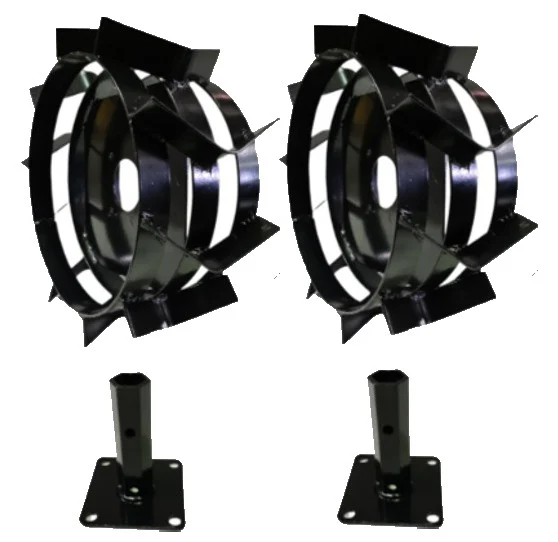 Set roti metalice 470x195 cu manicot, diametru ax 33mm [2]