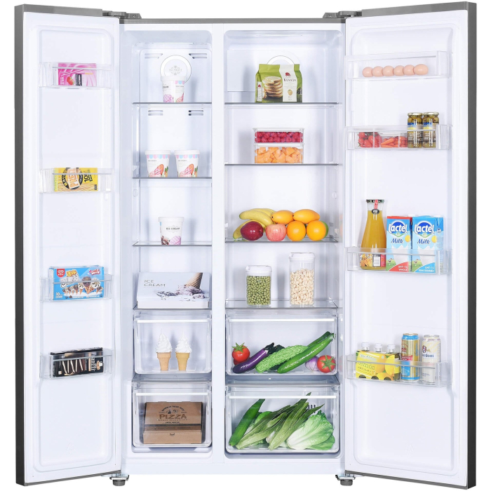 Side by side Beko GNO5322XPN, 532 l, Clasa E, NeoFrost Dual Cooling,Compresor ProSmart Inverter, Display with touch control, H 177 cm, Inox [4]