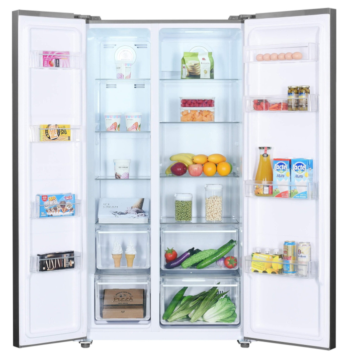 Side by side Beko GNO5323XPN, 532 l, NeoFrost Dual Cooling, Compresor ProSmart Inverter, Display Touch Control, Vacation Mode, Clasa D, H 177 cm, Inox Look [3]