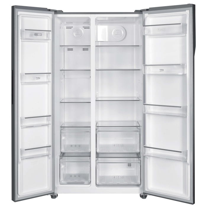 Side by side Beko GNO5323XPN, 532 l, NeoFrost Dual Cooling, Compresor ProSmart Inverter, Display Touch Control, Vacation Mode, Clasa D, H 177 cm, Inox Look [2]