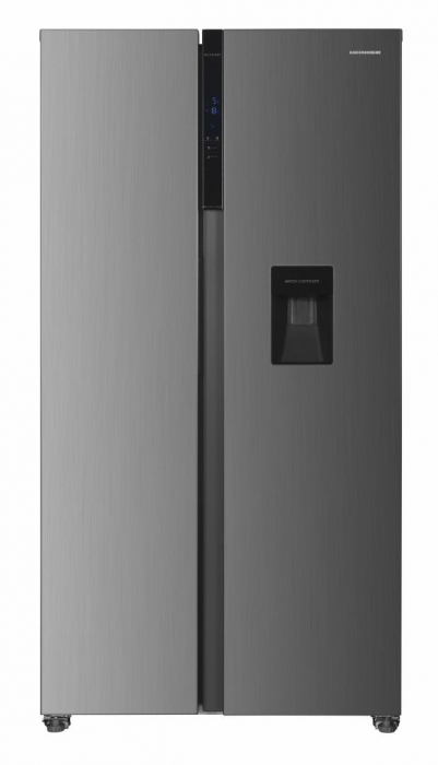 Side by side Heinner HSBS-HM529NFXWDE++, 529 l, Full No Frost, Compersor Dual Inverter, Display LED cu touch, Dozator apa, Iluminare LED, Blocare acces copii, H 177 cm, Inox [8]