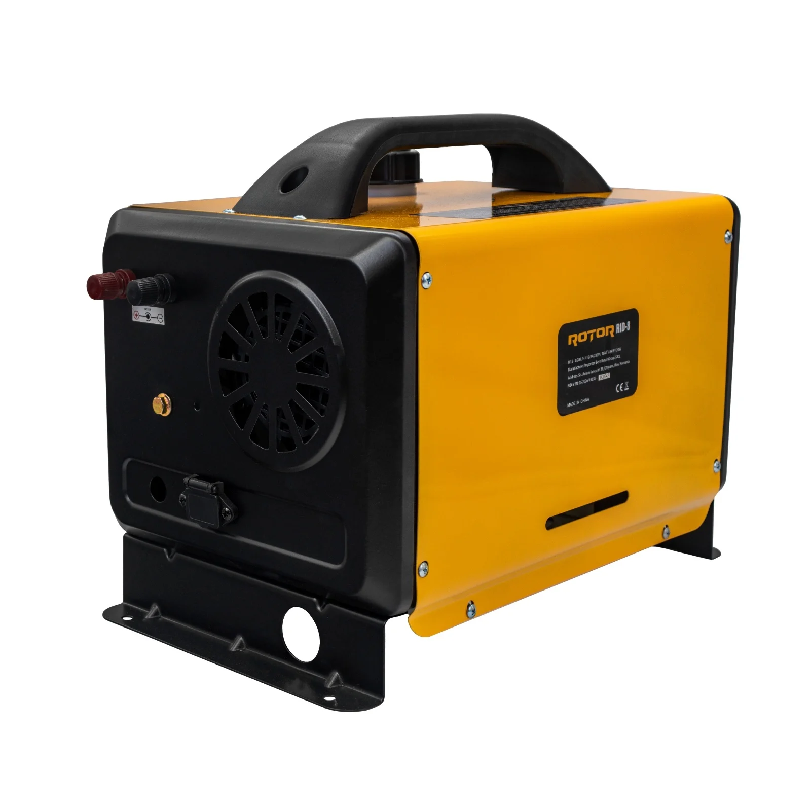 Sirocou Incalzitor diesel ROTOR RID-8, 8 kW, 12V/24V/230V, rezervor 5 L, 1 iesire aer cald, control LCD, telecomanda, portabil [5]