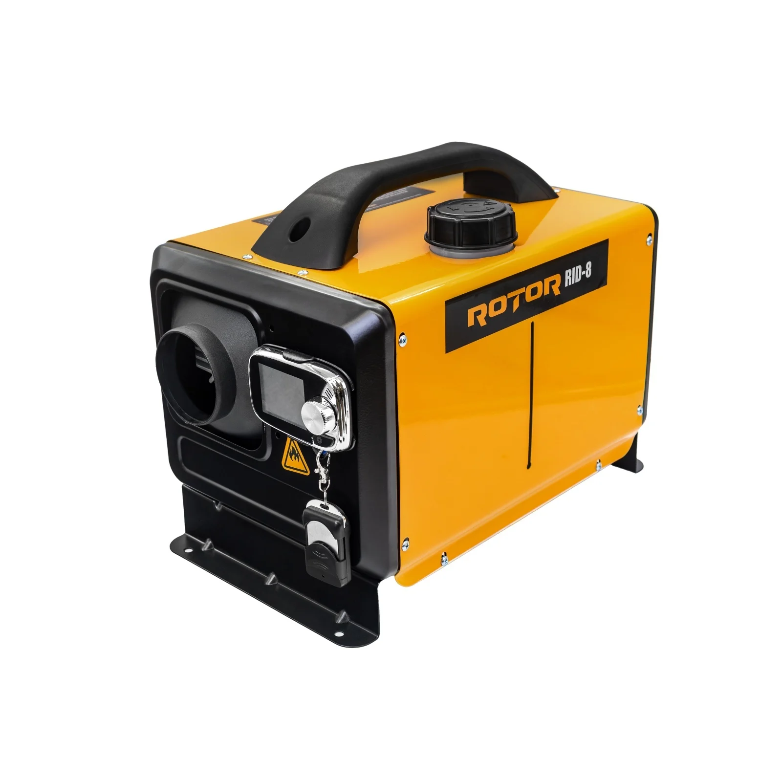 Sirocou Incalzitor diesel ROTOR RID-8, 8 kW, 12V/24V/230V, rezervor 5 L, 1 iesire aer cald, control LCD, telecomanda, portabil [2]
