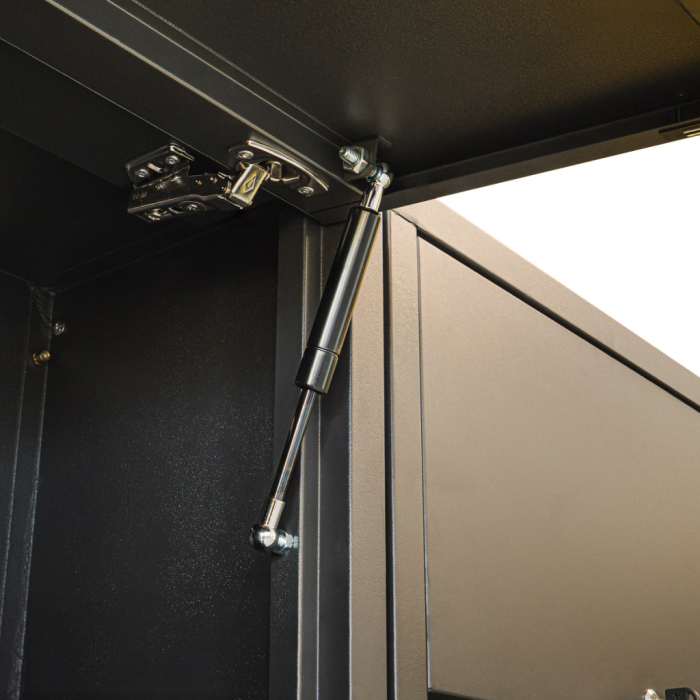 Sistem Modular Atelier TOP MASTER PRO, 3300 mm, 2 Dulapuri Înalte, 2 Dulapuri Inferioare, 3 Dulapuri Superioare, Dulap Mobil cu 7 Sertare, Blat Lemn Masiv 25 mm [10]
