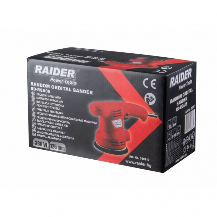  Slefuitor orbital 380W Ø125mm RD-RSA06 Raider Power Tools [3]