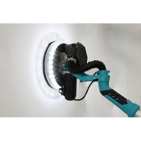 Pachet - Slefuitor pentru pereti pliabil cu LED 750W Ø225mm + Aspirator pentru praf si rumegus 1100W, cos 50 L, Debit 183 mc/h [6]