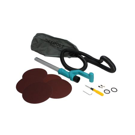 Pachet - Slefuitor pentru pereti pliabil cu LED 750W Ø225mm + Aspirator pentru praf si rumegus 1100W, cos 50 L, Debit 183 mc/h [11]
