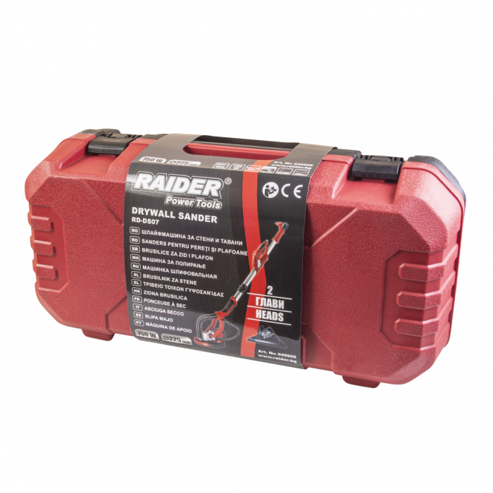 Slefuitor Raider, girafa, putere 750W, disc 225mm, doua functii rotunde și triunghiular RD-DS07 [3]
