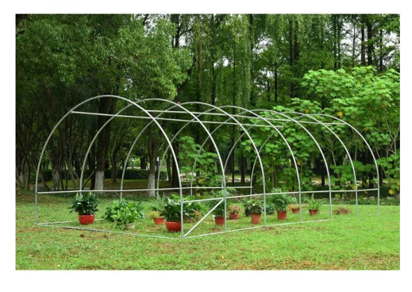 Solar de legume 3 x 10 x 2 m, folie UV4 verde din polietilena armata + Cadou ata de palisare [3]