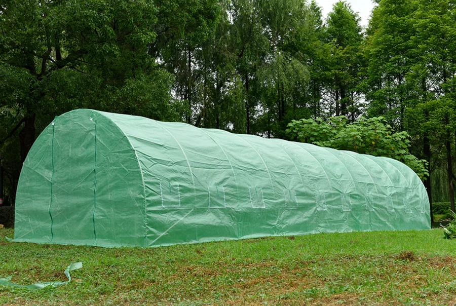 Solar Legume Profesional 3x10x2 m, 30 m², Cadru Otel Galvanizat, Folie Polietilenă Armată 180 g/m² + Sistem de Irigare CADOU [4]