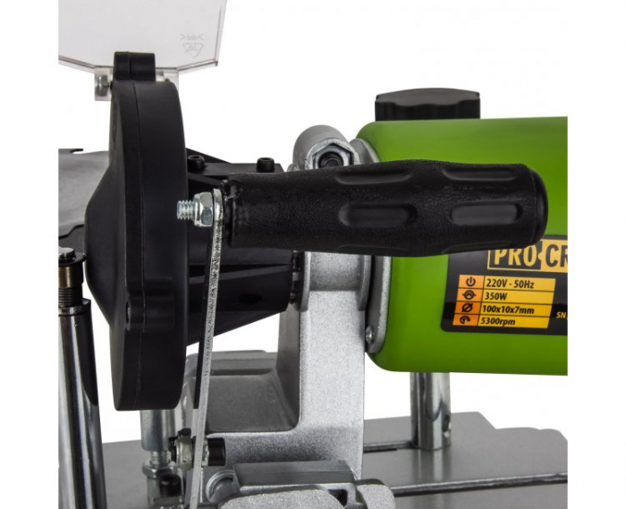 Ascutitor panze circular Procraft SS350, 110W, 5300 rotatii, Diametru piatra 100mm [3]