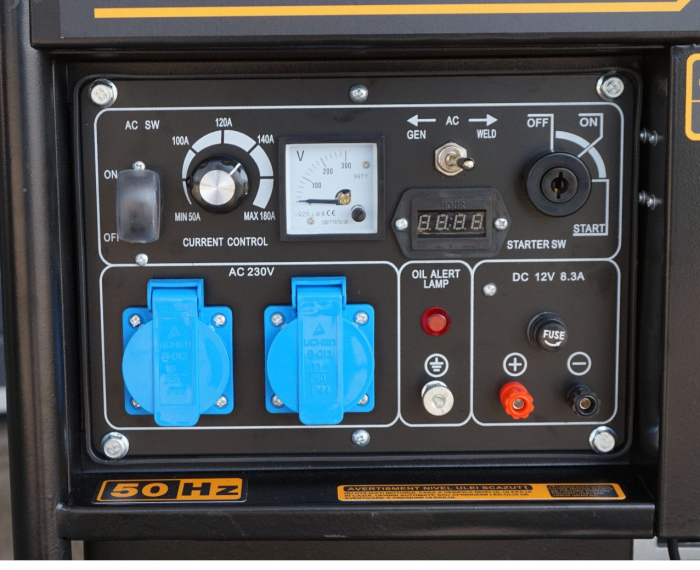 Stager YDE6500EW Generator sudare diesel monofazat, 4kVA, curent sudare 160A, pornire la cheie [2]