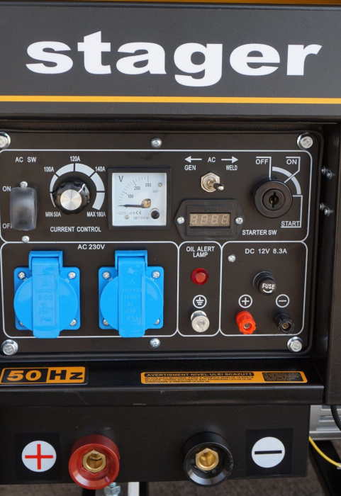 Stager YDE8500EW Generator sudare diesel monofazat, 3kVA curent sudare 200A, pornire la cheie [2]