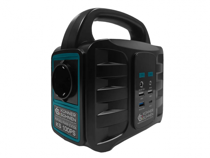 Statie acumulator portabil pentru incarcare electrica, UPS, PowerBank - 155Wh, 100W - KS-100PS din gama de surse de curent / power banks [7]