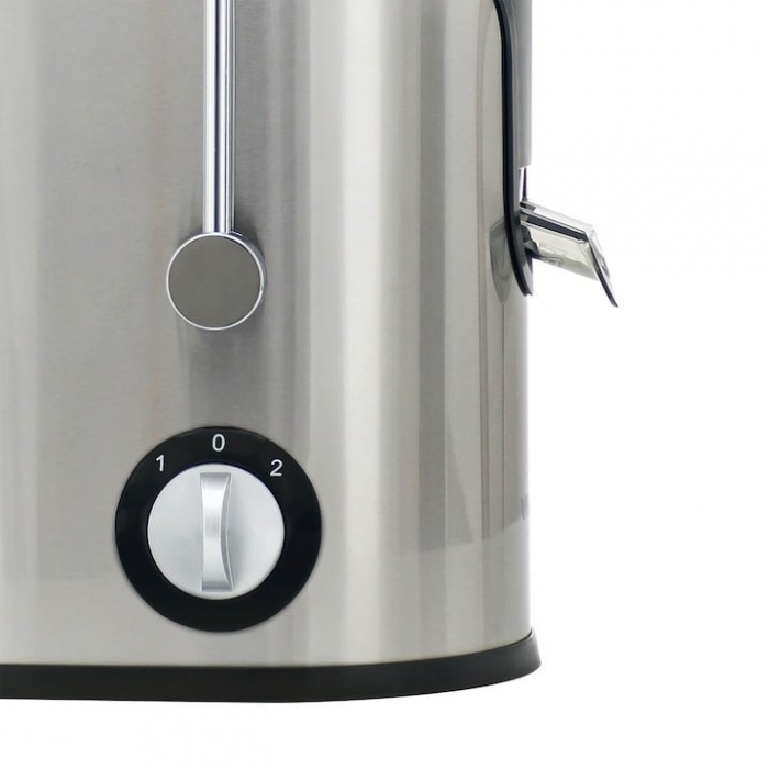 Storcator de fructe si legume, VIVAX AJ-800, putere 800 W, diametru tub 7.5 cm, recipiente de suc si pulpa, Inox, Argintiu [4]